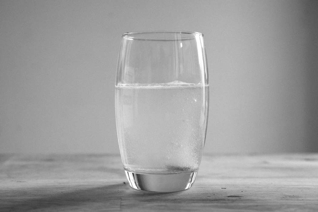 A Clear Drinking Glass with Water
